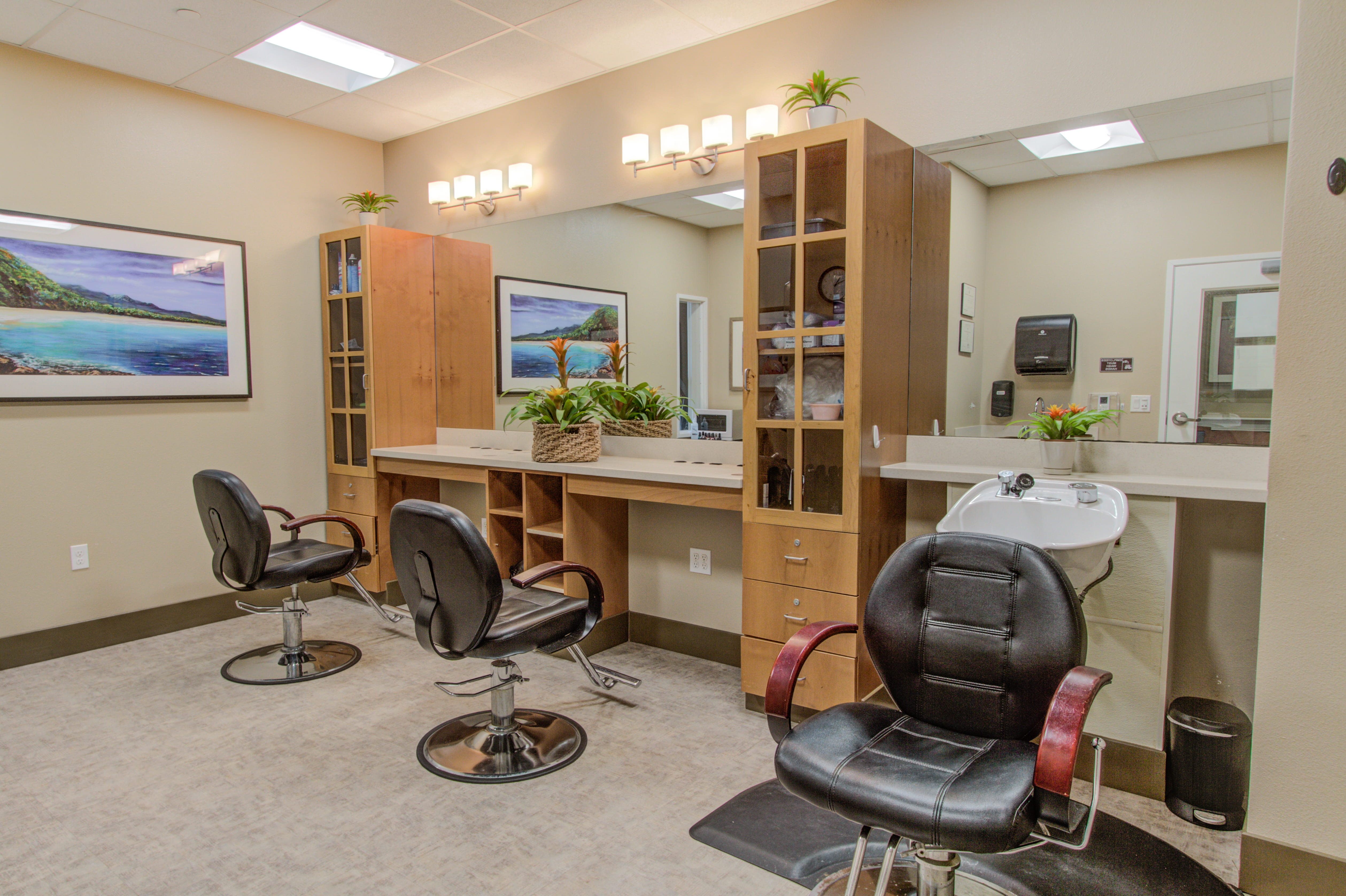 On-site hair salon and barber shop at The Plaza at Waikiki.
